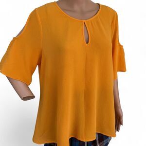 Citrus Orange Blouse Antilia Femme M L